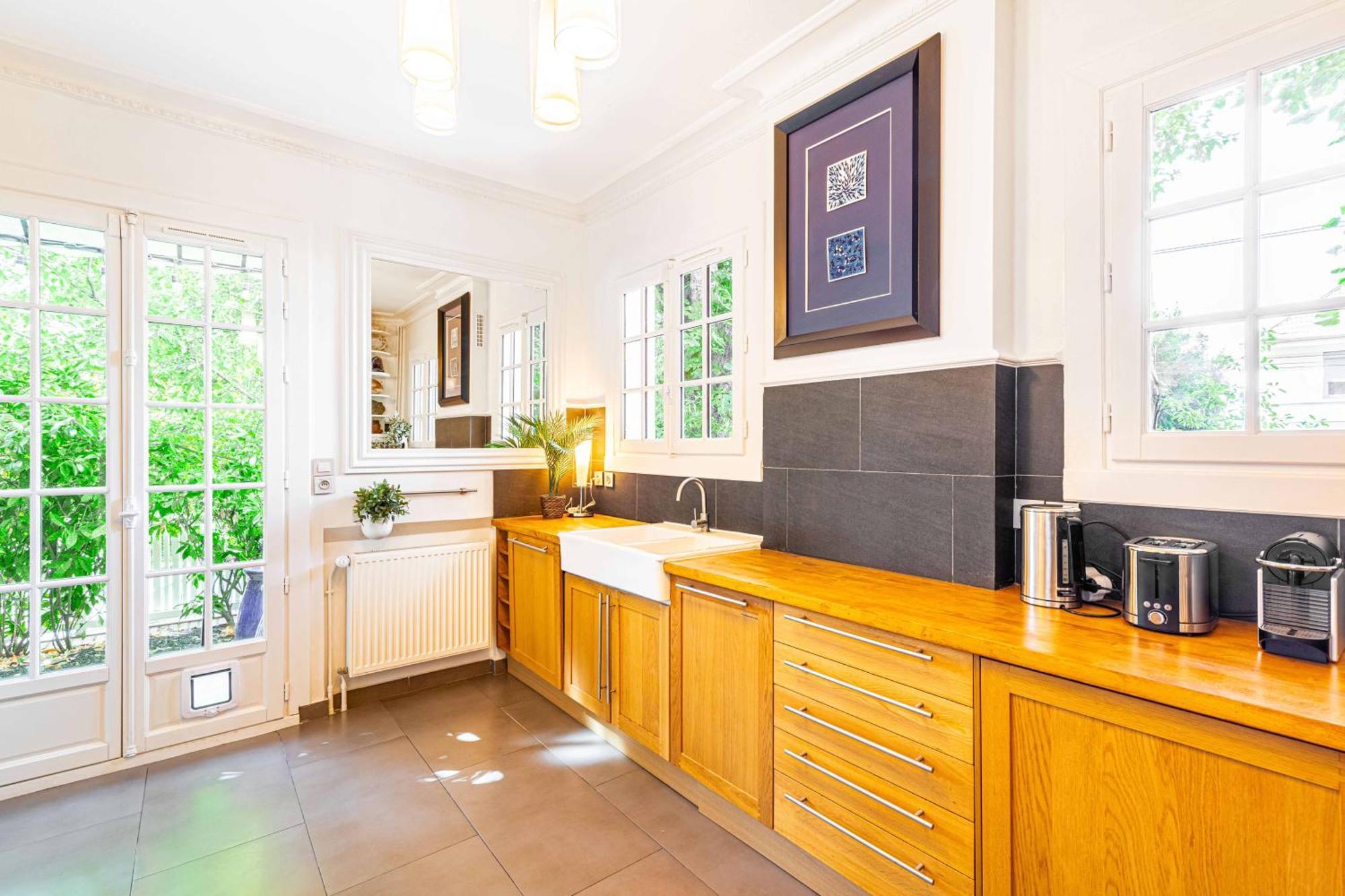 Grand & Classy Apartment With Private Garden, Villa Des Ammonites Meudon Zewnętrze zdjęcie